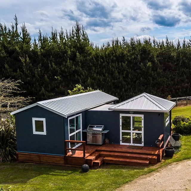 Hotsale新型綠色新設計的新設計的預製金屬小房子