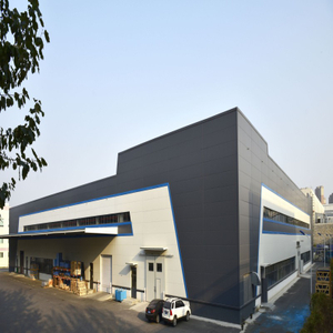 金屬結構框架大跨預製工廠辦公樓