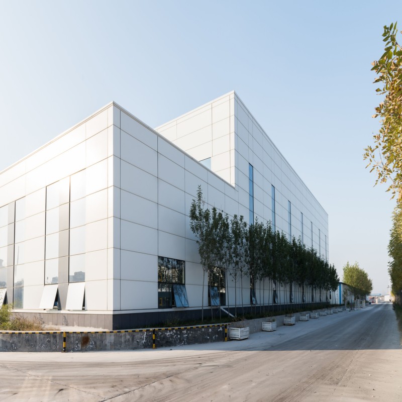 金属钢框架H光束柱车间车间仓库大楼 