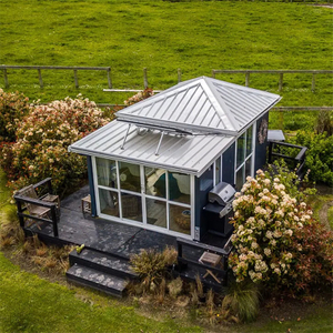 豪華定制現代風格自由設計小型鋼製活動房屋