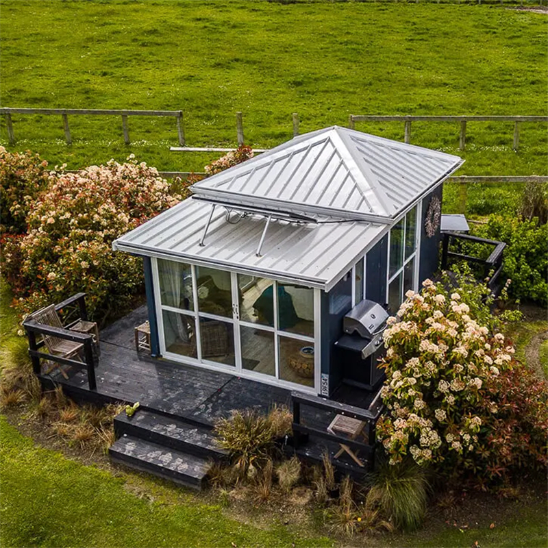 豪華定制現代風格自由設計小型鋼製活動房屋