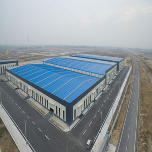  快速安裝預設計的金屬框架鍍鋅鋼結構車間建築