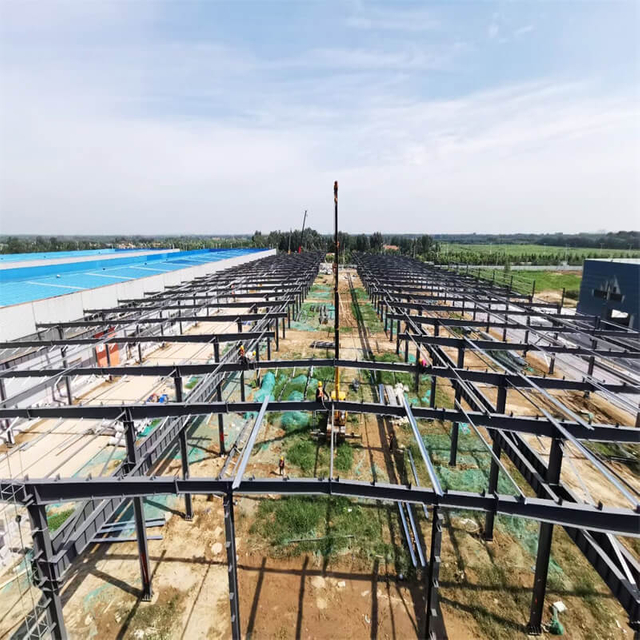 熱銷預製鋼架結構建築機庫施工